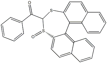 (S)-4-Benzoyldinaphtho[2,1-d:1',2'-f][1,3]dithiepin 3-oxide