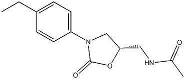(5S)-5-Acetylaminomethyl-3-[4-ethylphenyl]oxazolidine-2-one