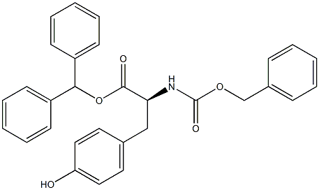 (2S)-2-(Benzyloxycarbonylamino)-3-(4-hydroxyphenyl)propionic acid diphenylmethyl ester