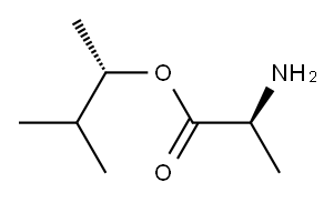 (S)-2-Aminopropanoic acid (S)-1,2-dimethylpropyl ester Structure