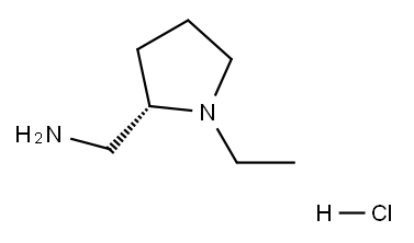 (S)-2-(Aminomethyl)-1-ethylpyrrolidinehydrochloride Structure