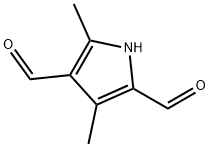 Pyrrole-2,4-dicarboxaldehyde, 3,5-dimethyl- (6CI,7CI,8CI) Structure