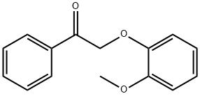 JR-015237, 2-(2-Methoxyphenoxy)-1-phenylethanone, 97% Structure