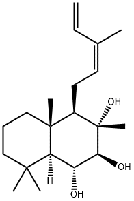 (1S,8aα)-Decahydro-3,4aβ,8,8-tetramethyl-4β-[(Z)-3-methyl-2,4-pentadienyl]-1α,2β,3α-naphthalenetriol|