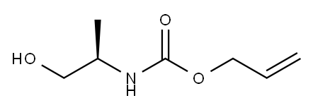 Carbamic acid, N-[(1R)-2-hydroxy-1-methylethyl]-, 2-propen-1-yl ester Structure