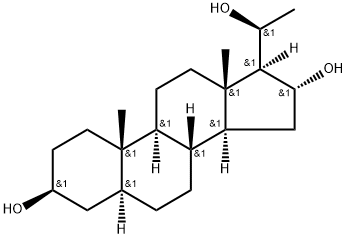 (3S,5S,8R,9S,10S,13S,14S,16R,17S)-17-(1-hydroxyethyl)-10,13-dimethyl-2 ,3,4,5,6,7,8,9,11,12,14,15,16,17-tetradecahydro-1H-cyclopenta[a]phenan threne-3,16-diol Structure