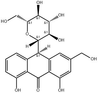 芦荟苷 B, 28371-16-6, 结构式