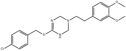 MAC-13243|4-[[(4-氯苯基)甲基]硫基]-1-[2-(3,4-二甲氧基苯基)乙基]-1,2,3,6-四氢-1,3,5-三嗪