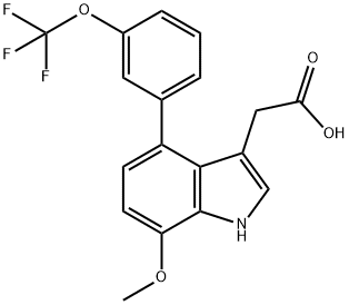 Methoxy Trifluoromethoxy Phenyl Indole Acetic Acid