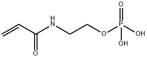 2-Propenamide, N-[2-(phosphonooxy)ethyl]- Structure