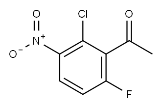 1-(2-chloro-6-fluoro-3-nitrophenyl)ethanone