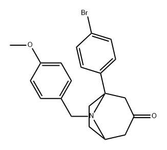 8 Azabicyclo 3 2 1 Octan 3 One 1 4 Bromophenyl 8 4 Methoxyphenyl