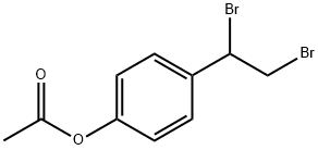Phenol, 4-(1,2-dibromoethyl)-, 1-acetate