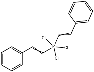 Phosphorane, trichlorobis(2-phenylethenyl)-