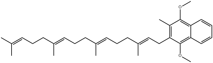 Naphthalene, 1,4-dimethoxy-2-methyl-3-[(2E,6E,10E)-3,7,11,15-tetramethyl-2,6,10,14-hexadecatetraenyl]- (9CI)