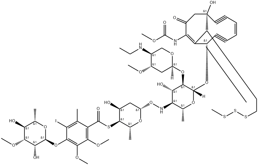 卡利奇霉素, 108212-75-5, 结构式