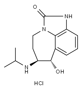 ジルパテロール塩酸塩 化学構造式