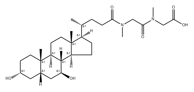 sarcosylsarcoursodeoxycholic acid Structure