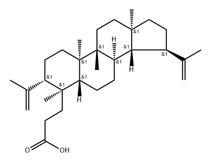 3,4-Secolupa-4(23),20(29)-dien-3-oic acid Structure