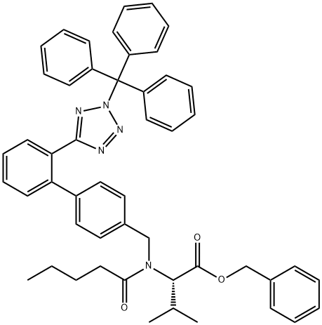 缬沙坦N2三苯甲基类似物, 2459446-33-2, 结构式