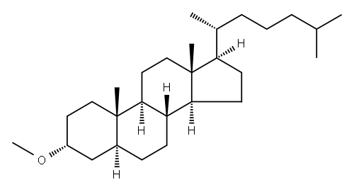 3α-Methoxy-5α-cholestane Structure