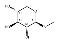Methyl-1-thio-┈-D-xylopyranoside Structure