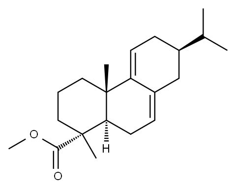 (1S)-1,2,3,4,4a,6,7,8,10,10aα-Decahydro-1,4aβ-dimethyl-7α-(1-methylethyl)-1β-phenanthrenecarboxylic acid methyl ester Structure