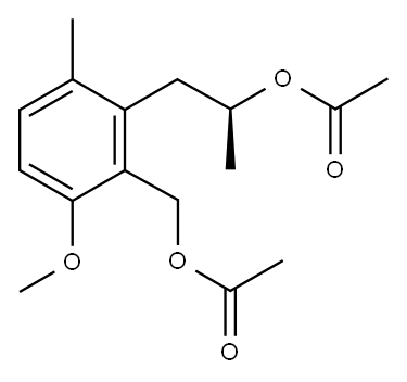 (S)-2-[(Acetyloxy)methyl]-3-methoxy-α,6-dimethylbenzeneethanol acetate|