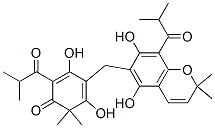 4-[[5,7-dihydroxy-2,2-dimethyl-8-(2-methylpropanoyl)chromen-6-yl]methy l]-3,5-dihydroxy-6,6-dimethyl-2-(2-methylpropanoyl)cyclohexa-2,4-dien- 1-one|