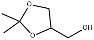 2,2-ジメチル-1,3-ジオキソラン-4-メタノール 化学構造式