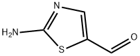 2-アミノチアゾール-5-カルボキシアルデヒド 化学構造式