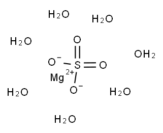 Magnesium sulfate heptahydrate Structure