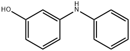 3-ヒドロキシジフェニルアミン 化学構造式
