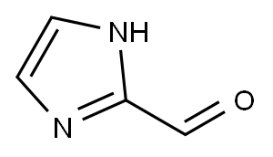 1H-イミダゾール-2-カルボアルデヒド 化学構造式