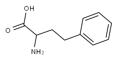 DL-ホモフェニルアラニン 化学構造式