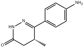 (R)-6-(4-氨基苯基)-4,5-二氢-5-甲基-3(2H)-哒嗪酮, 101328-85-2, 结构式