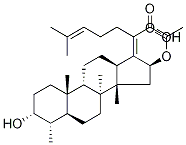 (3α,4α,8α,9β,13α,14β,16β,17Z)-16-(Acetyloxy)-3-hydroxy-29-nordaMMara-17(20),24-dien-21-oic Acid|(3ALPHA,4ALPHA,8ALPHA,9BETA,13ALPHA,14BETA,16BETA,17Z)-16-(乙酰氧基)-3-羟基-29-去甲达马-17(20),24-二烯-21-酸