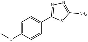 2-氨基-5-(4-甲氧基苯基)-1,3,4-噻二唑, 1014-25-1, 结构式
