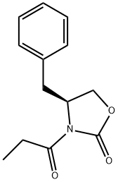 (S)-4-苄基-3-丙酰基-2-噁唑烷酮 结构式