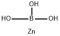 diboron trizinc hexaoxide Struktur