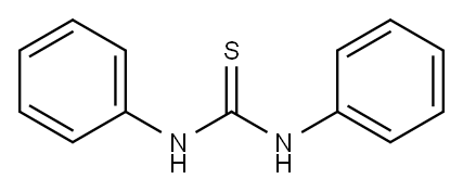 1,3-Diphenyl-2-thiourea Struktur