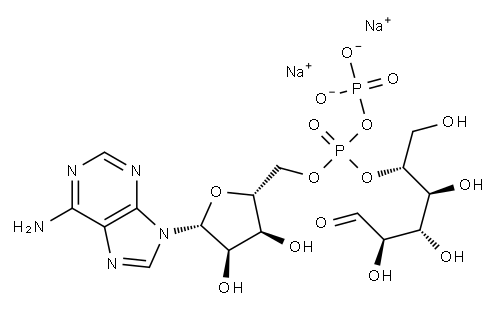 ADENOSINE-5'-DIPHOSPHOGLUCOSE Struktur