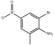2-溴-6-甲基-4-硝基苯胺, 102170-56-9, 结构式