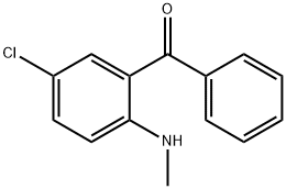 2-甲氨基-5-氯二苯甲酮, 1022-13-5, 结构式