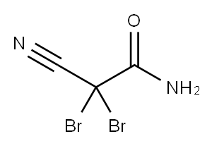 2,2-Dibromo-2-cyanoacetamide Structure