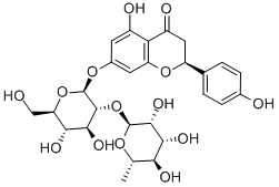 柚皮苷, 10236-47-2, 结构式