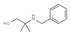 2-Benzylamino-2-methyl-1-propanol Structure