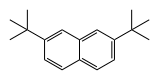 2,7-ジ-tert-ブチルナフタレン 化学構造式