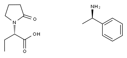 (S)-alpha-Ethyl-2-oxo-1-pyrrolidineacetic acid (R)-alpha-methylbenzenemethanamine salt|(S)-alpha-乙基-2-氧代-1-吡咯烷乙酸 (R)-alpha-甲基苯甲胺盐
