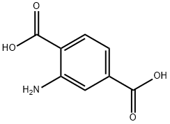 2-氨基对苯二甲酸, 10312-55-7, 结构式